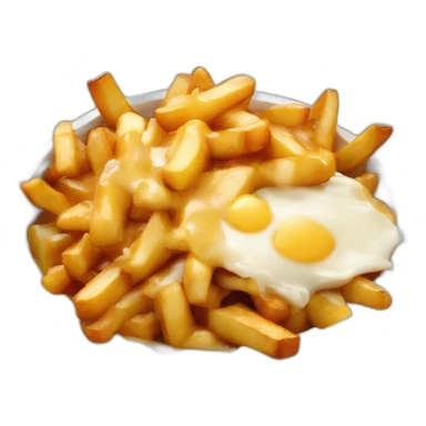Poutine qui mange du poutine sticker
