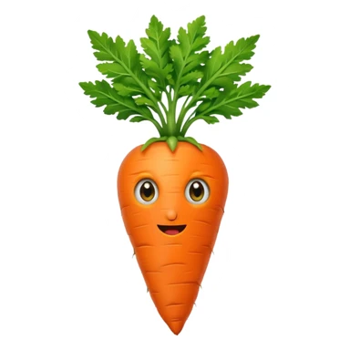 The carrot with eyes wearing a Canada jersey  sticker