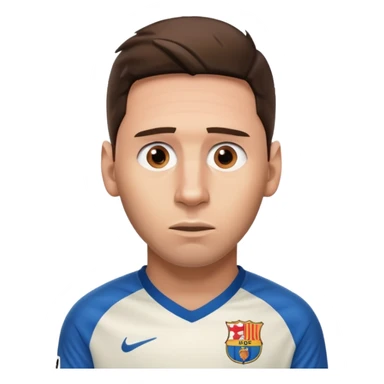 Messi that look like he have seen something weird sticker