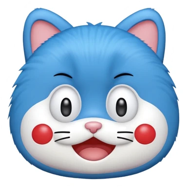 Make some emoji which looks like a pretty doraemon sticker