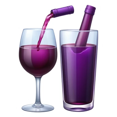 Grapes Drink with alochol bottle sticker