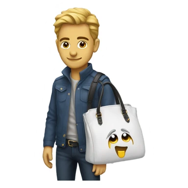 LuisVitton bag sticker