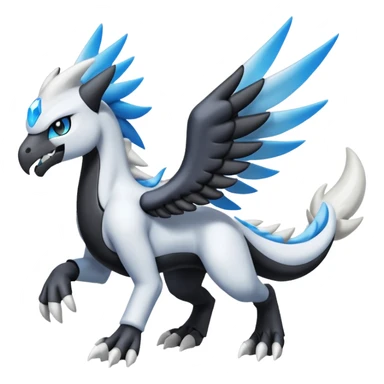 Meloetta-Reshiram-Zekrom-Pokémon-Fakémon-fusion-hybrid-creature sticker