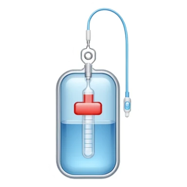 medical IV bag medication sticker
