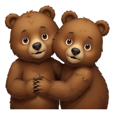 Bear couple sticker
