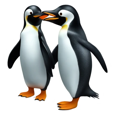 Pinguin in love  sticker