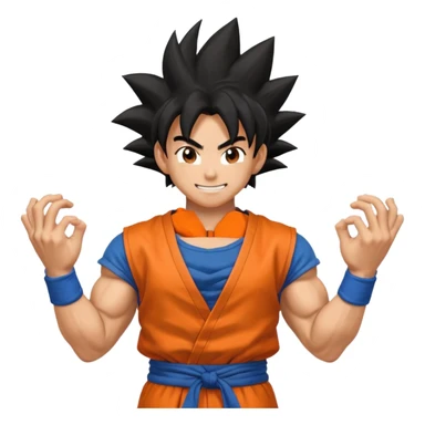 Goku imoji sticker