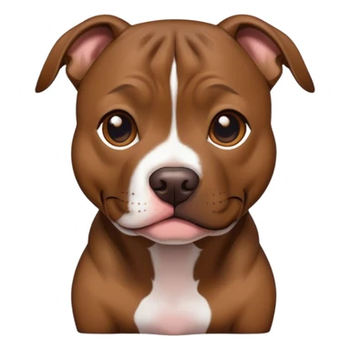 Brindle pitbull sticker