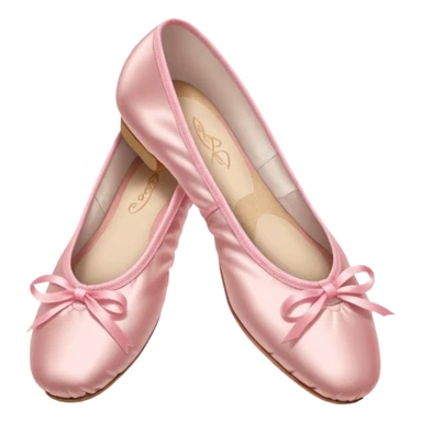 Pink ballet point shoes sticker