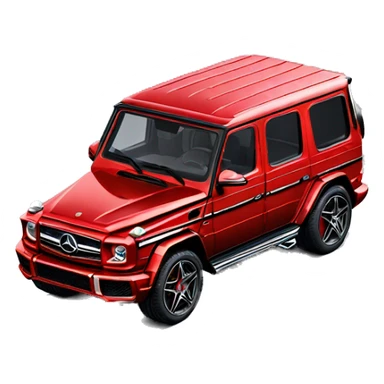 Mercedes-Benz G63 AMG red sticker
