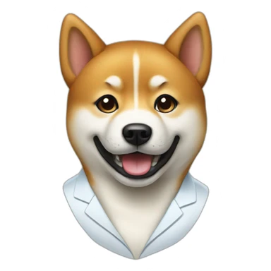 A dentist’s Shiba Inu sticker