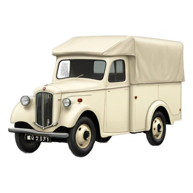 1952 Jowett Bradford lorry  sticker