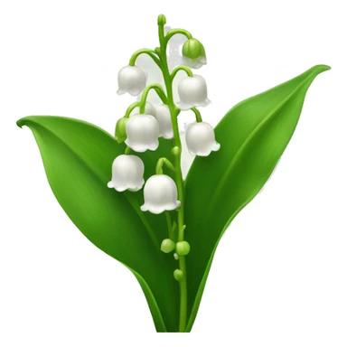 Lily of the valley sticker
