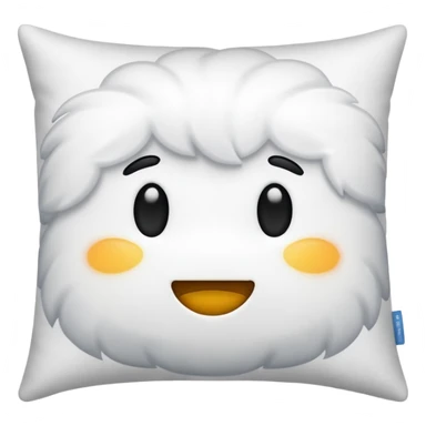 pillow without eye sticker