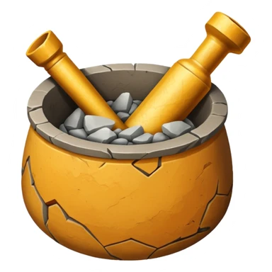a mortar without pestle sticker