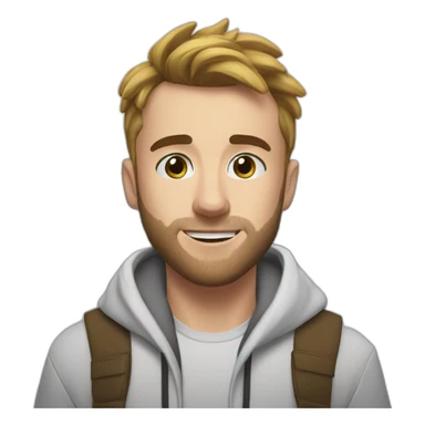 squeezie snow sticker