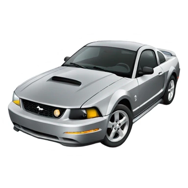 Grey 2003 Mustang sticker