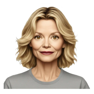 michelle pfeiffer wearing tee sticker