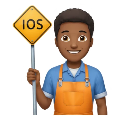 Street Sign Maker black man sticker