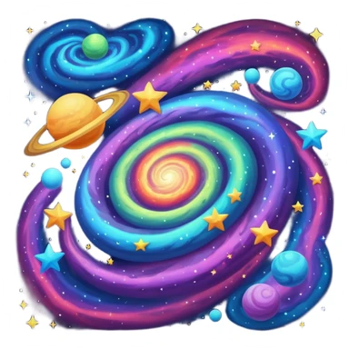 Mini universe sticker