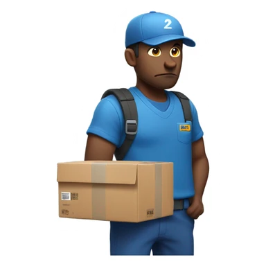 Amazon driver mad because he didnt get to take a lunch sticker