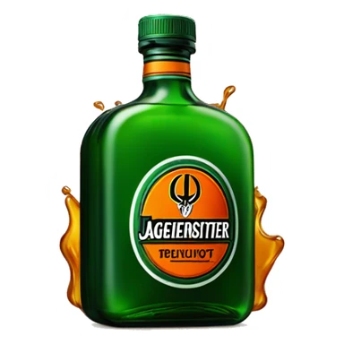 Jagermeister shot sticker