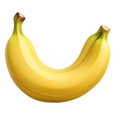 peeled banana with yellow flesh and white interior sticker