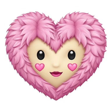 Coquette pink heart sticker