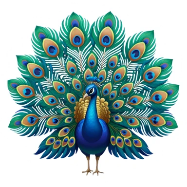 Hyperrealism, ultra detailed, vibrant Peacock Begonia, upclose view of feathers, transparent background  sticker