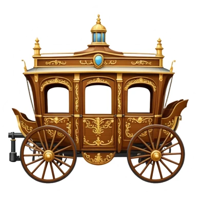 huge-horse-drawn-fancy-french-stagecoach-caravan sticker