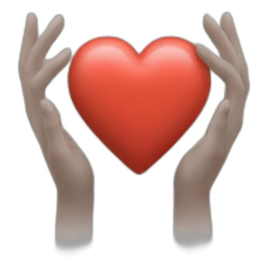 Forme de cœur avec la main sticker