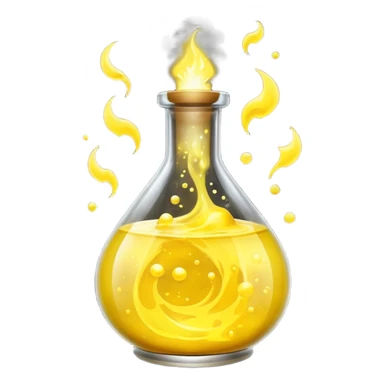 yellow potion and thunder sticker