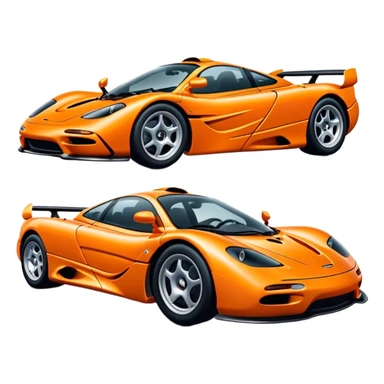 Orange McLaren f1 sticker
