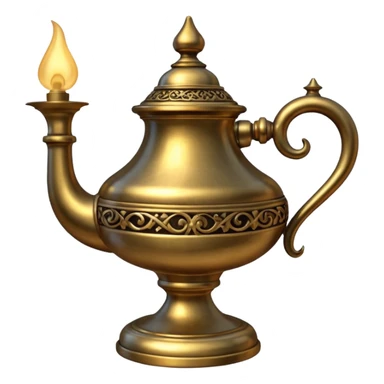 Aladdin lamp sticker