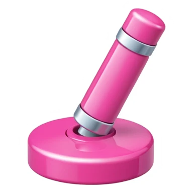 pink push pin  sticker