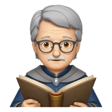 Knights with Glasses: Old knight reading scrolls with spectacles



















 sticker