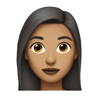 Superwoman light skin dark hair brown eyes  sticker