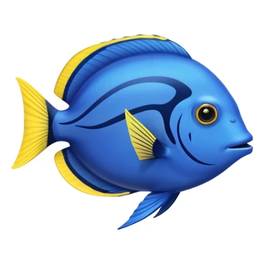 Blue Tang Fish sticker
