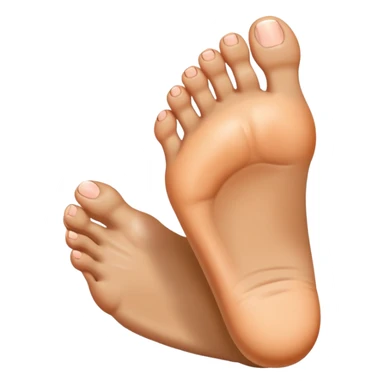 Toe flipping someone off sticker