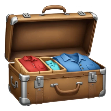 Suitcase with a human parts inside  sticker