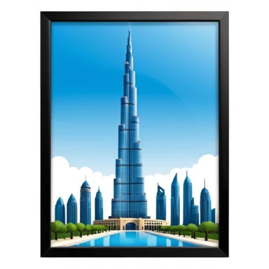 Burj khalifa sticker
