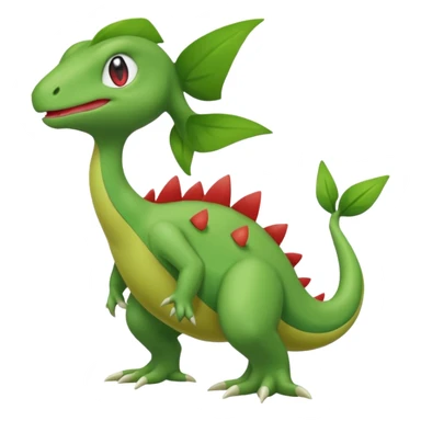 Axew-Larvitar-Grovyle (full body) sticker