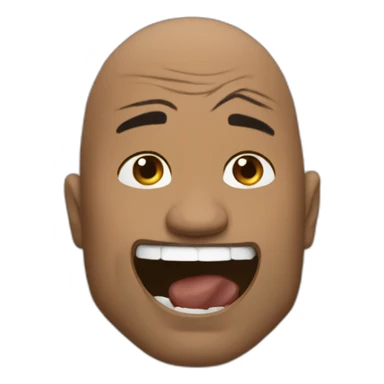 THE ROCK eat a rock sticker