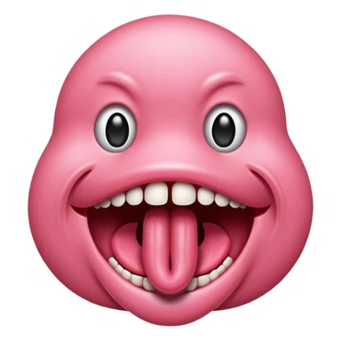 Mouth tongue sticker