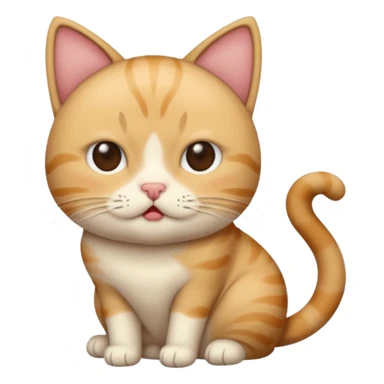 tung tung sahur pooping on a cat sticker