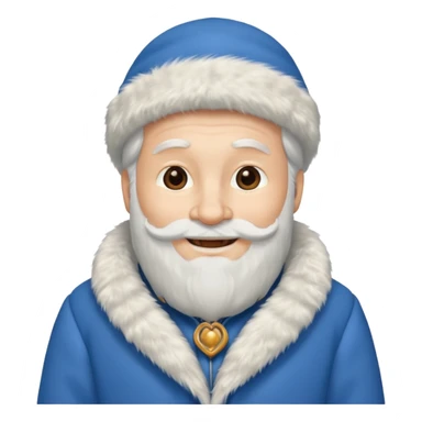 Ded Moroz blau sticker