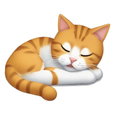 Cara de gato durmiendo  sticker