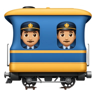 train referencing key scenes from Agent Sai Srinivas Athreya, emoji style sticker
