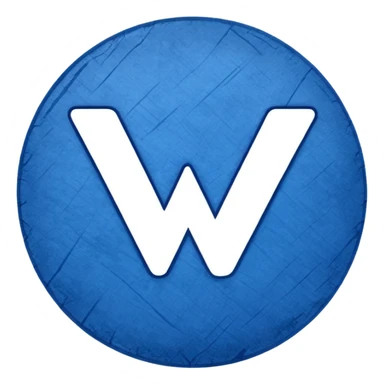 blue tick ✅ in circular form with a rough outer body  sticker