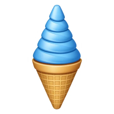 Cono francese blu sticker